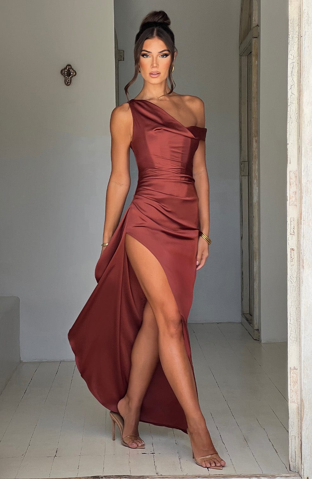 Robe longue Julienne - Rouille