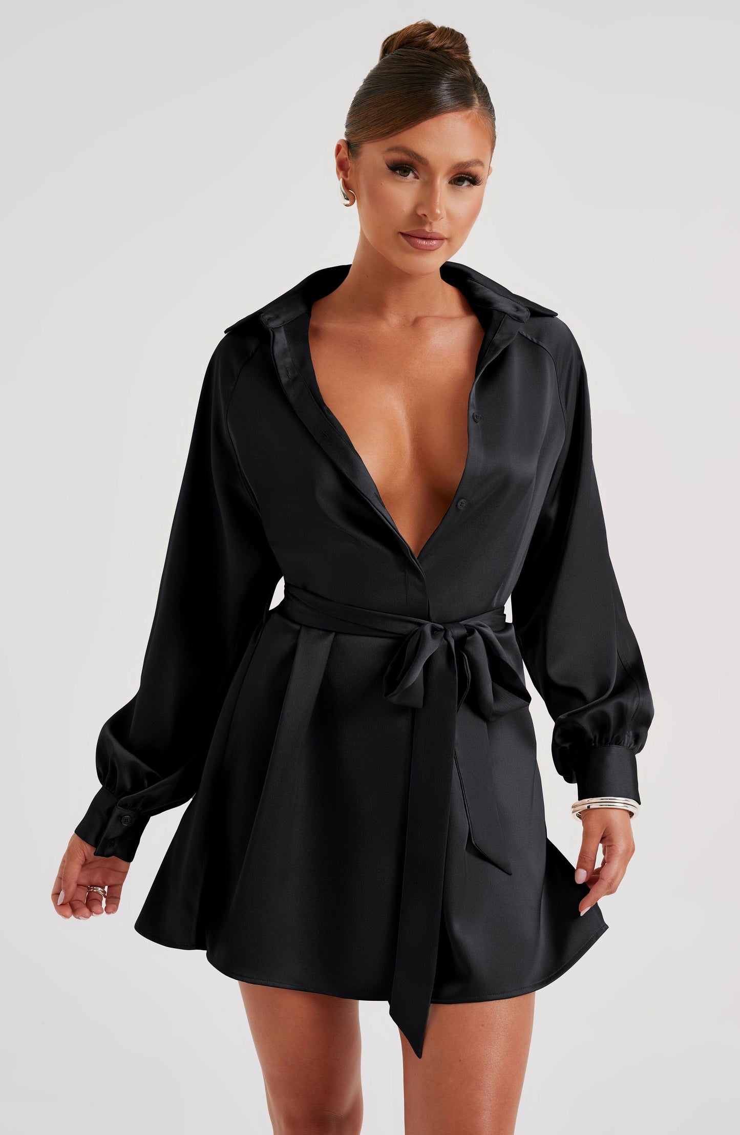 Kara Mini Dress - Black