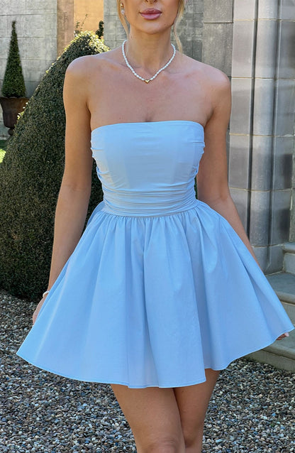 Katrina Mini Dress - Blue