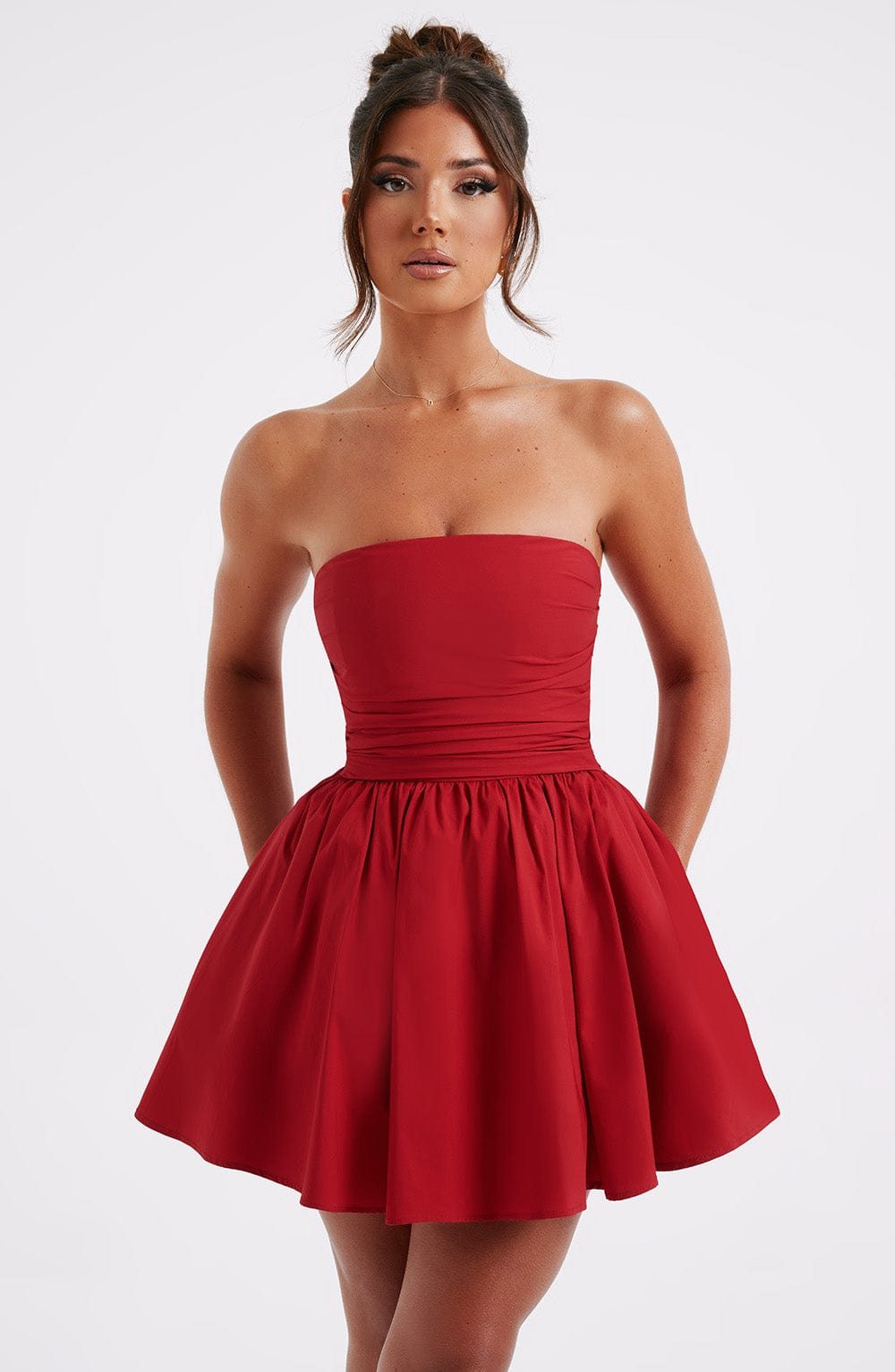 Katrina Mini Dress - Red