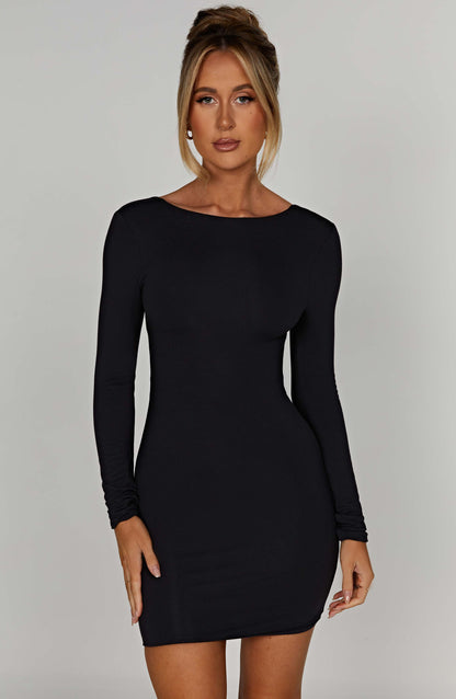 Liana Mini Dress - Black