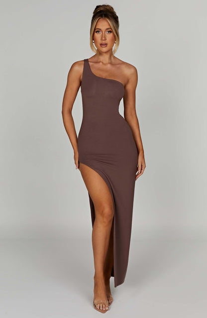 London Maxi Dress - Chocolate