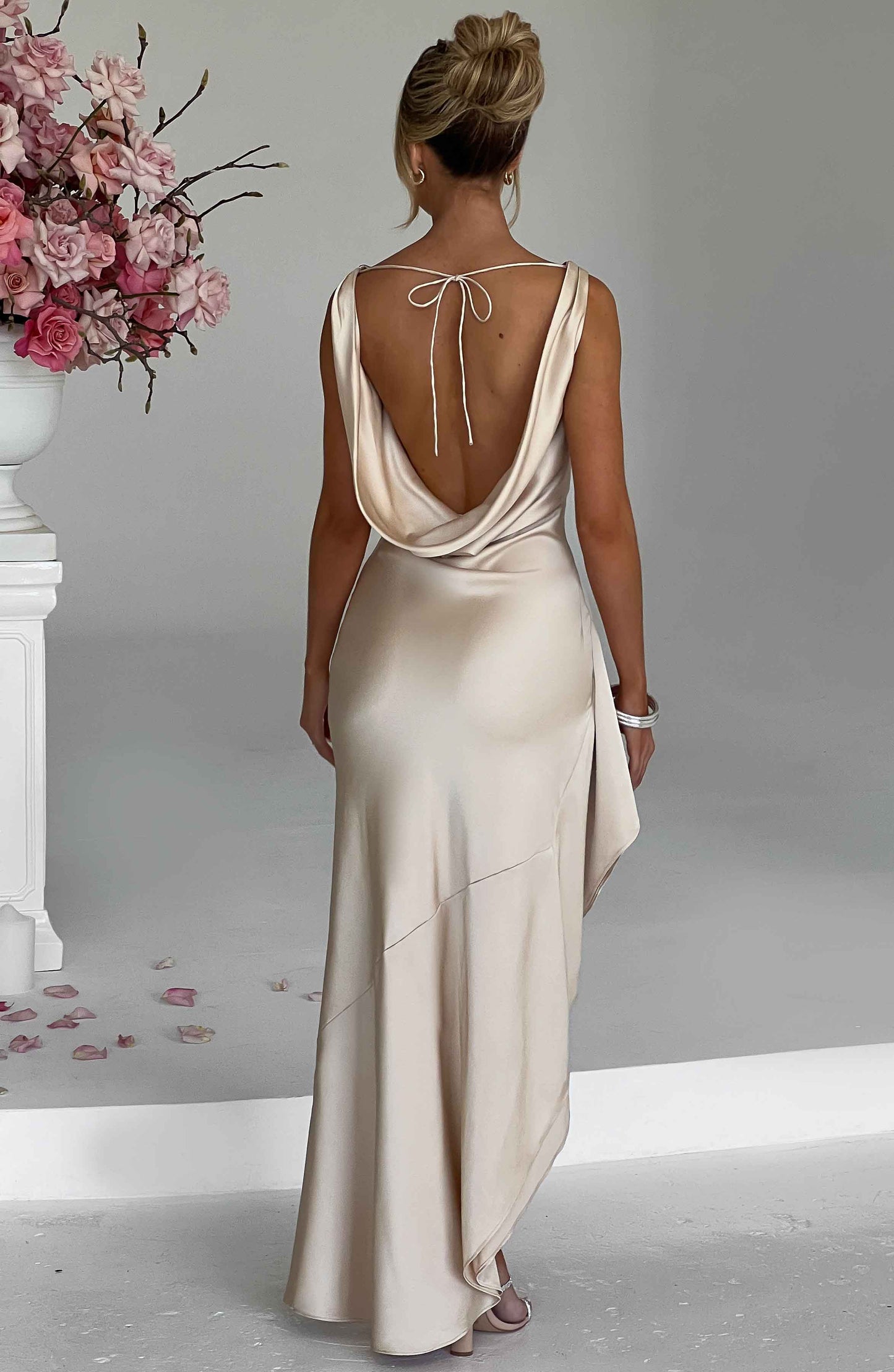 Marilyn Maxi Dress - Champagne