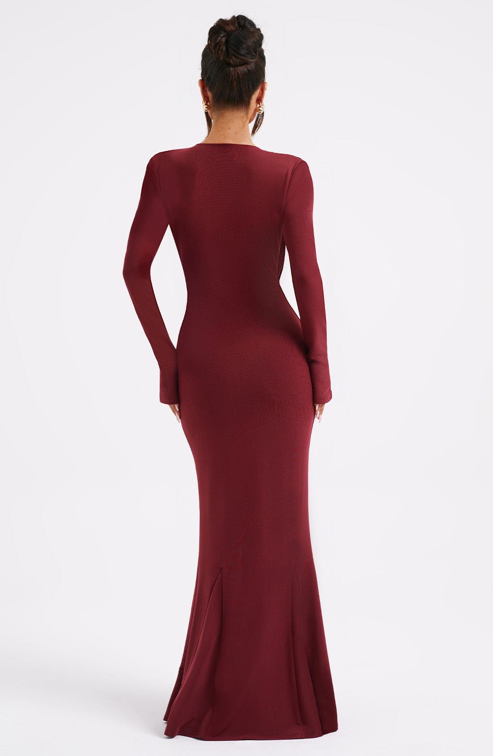 Martina Maxi Dress - Burgundy