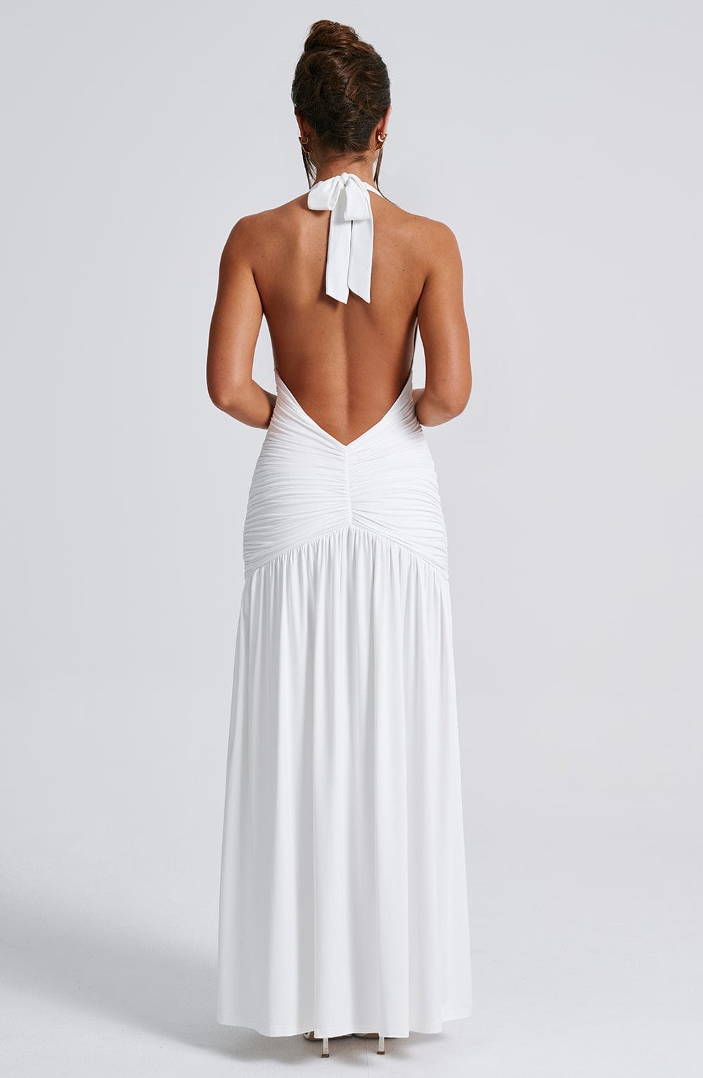 Melania Maxi Elbise - White