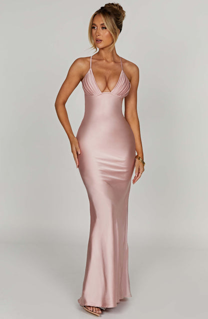 Miriam Maxi Dress - Blush