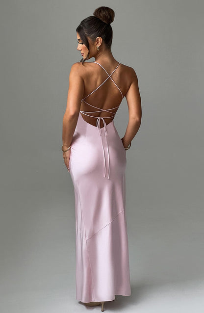 Misha Maxi Elbise - Blush