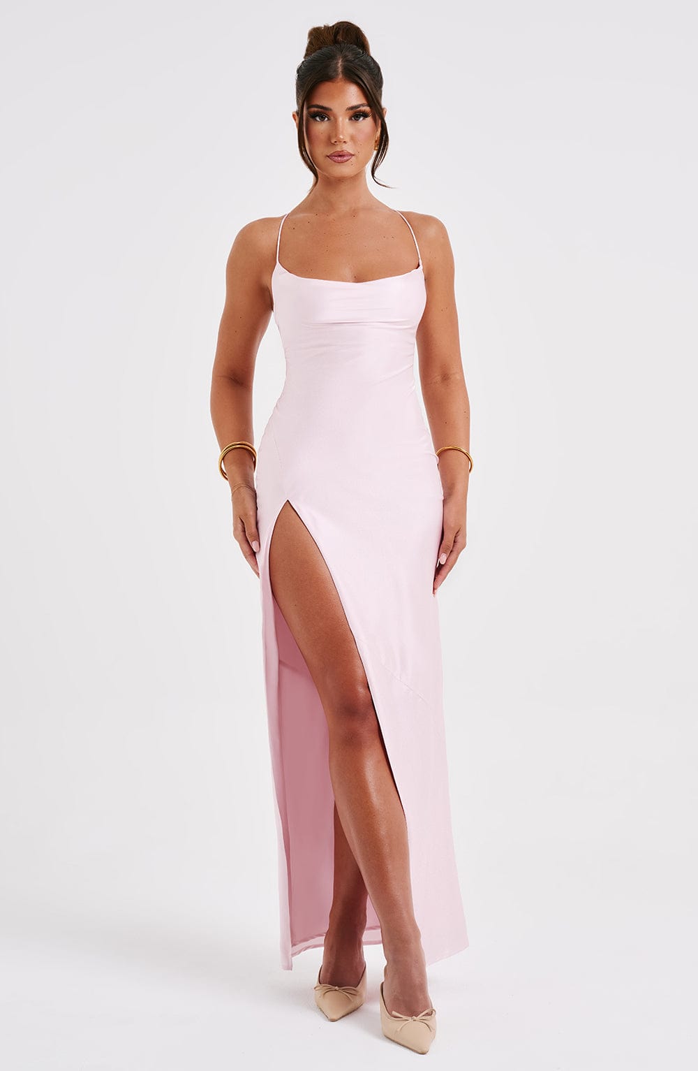 Misha Maxi Elbise - Blush