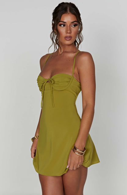 Renee Mini Dress - Green