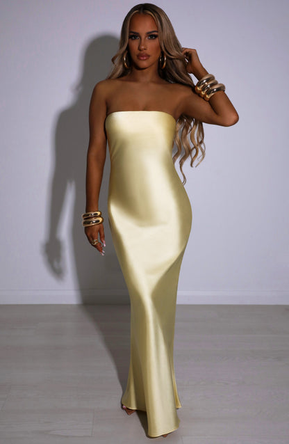 Rheanna Maxi Dress - Lemon