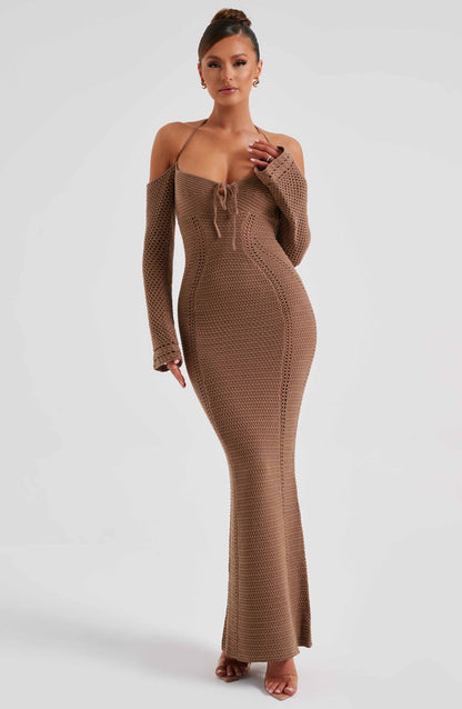 Samariah Maxi Dress - Chocolate