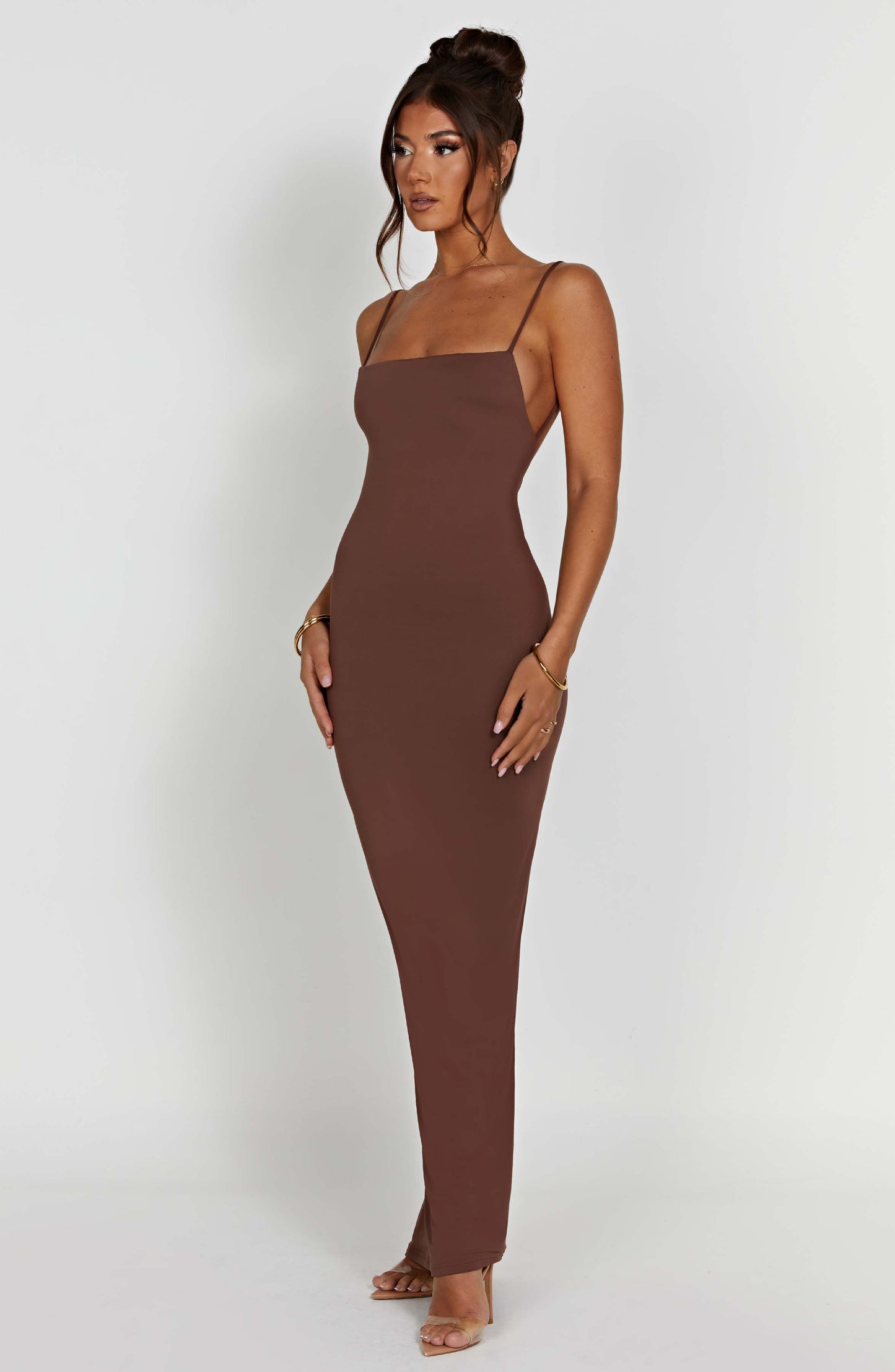 Sanya Maxi Dress - Chocolate