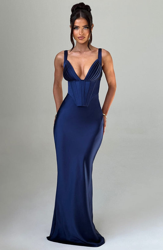 Shae Maxi Elbise - Navy