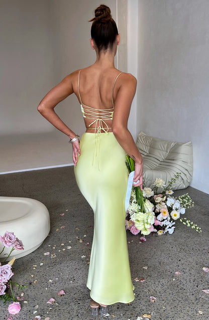 Valeria Maxi Etek - Lime