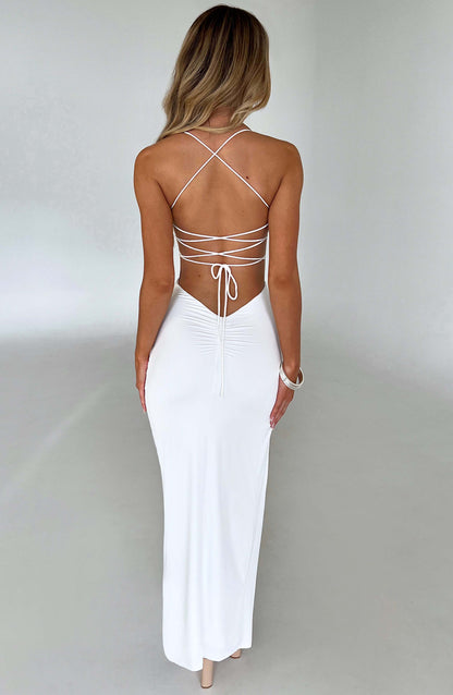 Victoria Maxi Dress - White