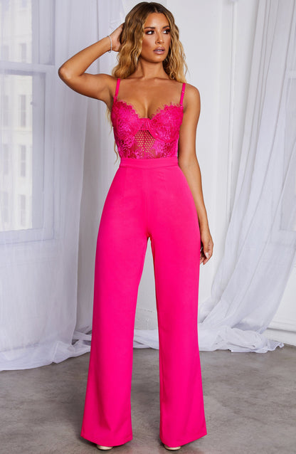 Pantalon Vivian - Pembe