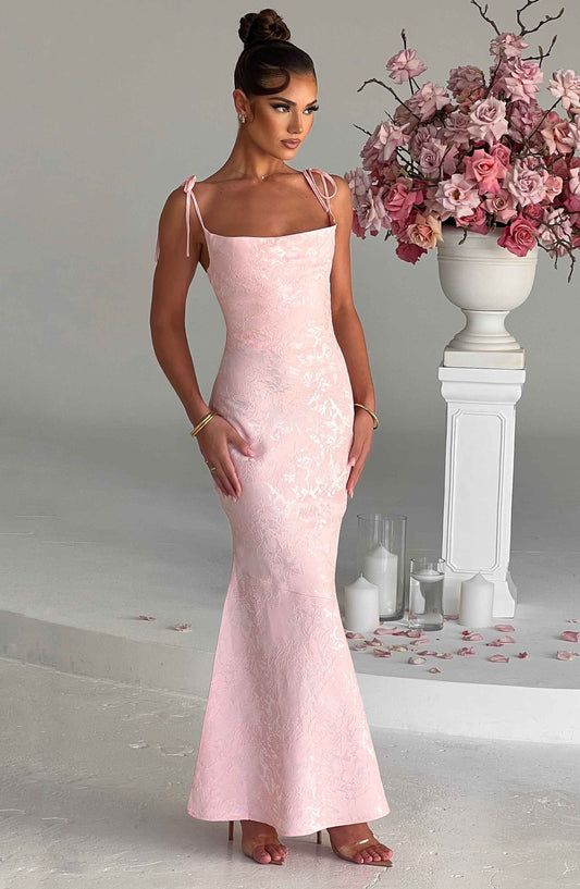 Robe longue Whitney - Blush