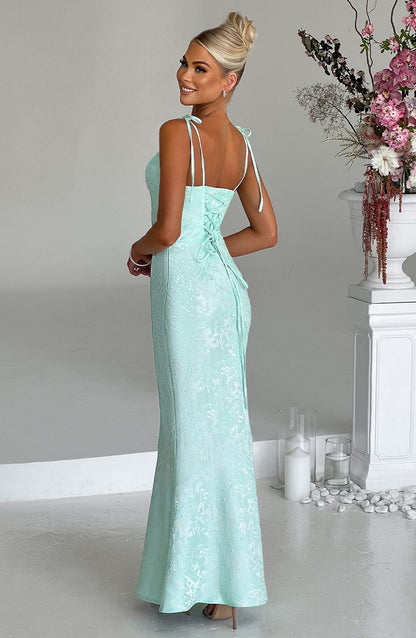 Robe longue Whitney - Menthe