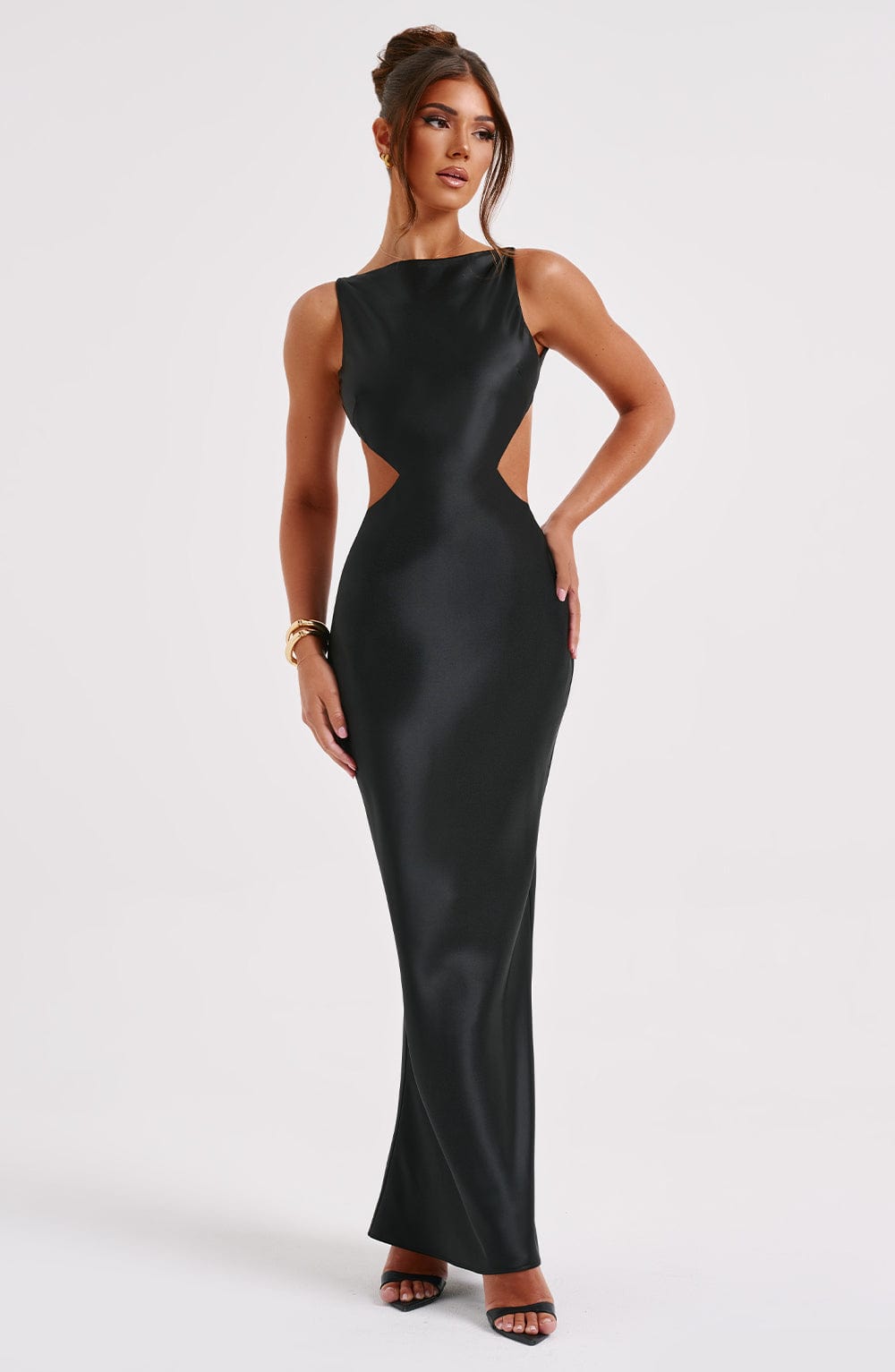 Robe longue Yves - Noir