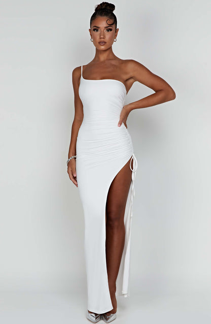 Robe longue Zuri - Blanc