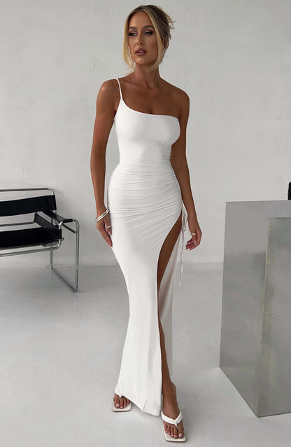 Robe longue Zuri - Blanc